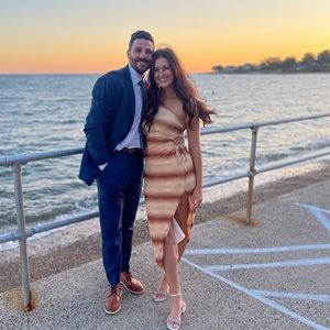 Free people midi dress silk